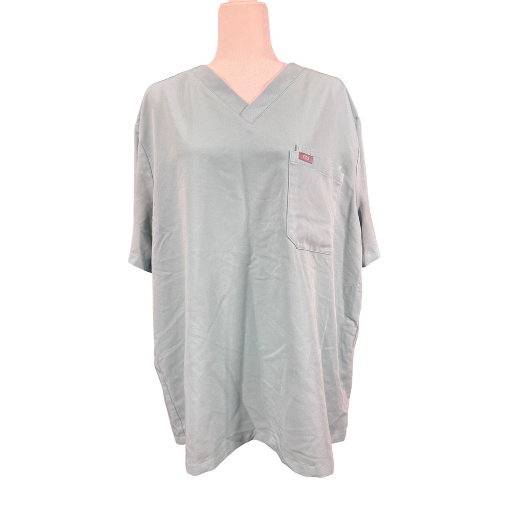 FIGS Leon Scrub Top Blue XXL